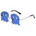 Men's Sunglasses New Octopus Funny Cartoon Metal Sunglasses Party Dance Men And Women Sunglasses_viptrois.com