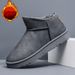 SHLIANG New Men's Winter Boots Outdoor Waterproof Winter Shoes For Men Snow Boots High Quality Non Slip Ankle Boots Warm Shoes X0082_viptrois.com