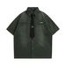 Men's Clothing Brand Tie Decorated Short Sleeved Shirt For Men And Women Retro Tie Dye Gradient Washed Loose Couple Shirt_viptrois.com