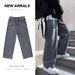 Men's Clothing Retro Jeans For Men New Styles For Spring And Autumn Loose And Casual Straight And Wide Leg Slim And High End_viptrois.com