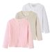 Pure Cotton Hollow Infant Long Sleeved Sweater Jacket For Small And Medium Sized Children Summer Thin Sun Proof Knitted Cardigan For Girls_viptrois.com
