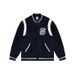 Men's Clothing Autumn And Winter New Contrast Color Loose Embroidered Jacket Baseball Jacket Couple Cotton Jacket Men And Women_viptrois.com