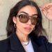 Aviator Double Sunglasses Square Frame End Sunglasses That Make Your Face Look Small And UV Proof Polarized Sunglasses_viptrois.com