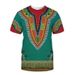 Men's Clothing Personality Abstract Pattern Digital Printing Short Sleeve Half Sleeve Creative T Shirt Clothes_viptrois.com
