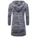 1 2022 Cross-Bord E-commce New Men's Hooded Thickened Cardigan Jacket Trendy European And Amican Style Knitted_viptrois.com