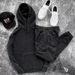 Men's Clothing New Autumn And Winter Hooded Sweatshirt Men's Suit Solid Color Sports Casual All Match Two Piece Suit_viptrois.com