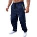 Men's Waterproof Windproof Cargo Pants - Outdoor Hiking Workwear Trousers With Breathable Fabric For All Seasons (Black, Grey, Green, Blue)_viptrois.com