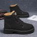 Men's Shoes Winter High Top Men's Shoes Men's Casual Sports Shoes White Tide Shoes Plus Velvet Thick Warm Cotton Shoes_viptrois.com