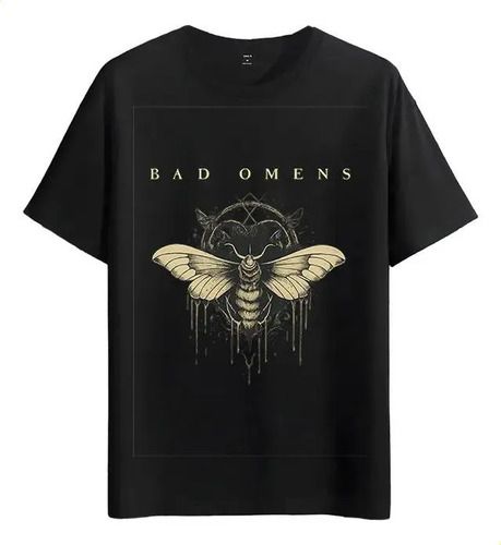 Tshirt Muscle Freaks Moth Skull Estilo 2026 Bad Omens New_viptrois.com
