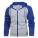 Cross Border New Coat Autumn And Winter European And American Men's Color Matching Fashion Raglan Sleeve Sweatshirt Men's Casual Sports Top_viptrois.com