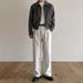 Men's Clothing Retro Casual Pants Men's Autumn New Version Loose Drape Lazy Style Straight Pants_viptrois.com