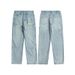 American Style Ditreed Jean For Men And Women, Wahed Vintage Looe Wide-Leg Straight Trendy High Street_viptrois.com