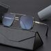 Men's Sunglasses UV Protection Fashion Glasses Square Frame Sun Protection Sunglasses_viptrois.com