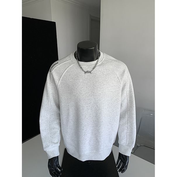 Men's Sweatshirt 2025 Spring And Autumn Round Neck Long Sleeve T-Shirt Loose Pullover Casual Top Base Shirt For Men_viptrois.com