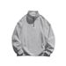 Men's Clothing Spring And Autumn Stand Up Collar Pullover Loose Casual Suit Half Zipper Design Sweater_viptrois.com