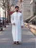 Men's Clothing Muslim Long Sleeve Embroidery Casual National Clothing_viptrois.com