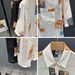 Summer Men's Thin Short Sleeve Shirt Versatile Casual Floral Print Top For Youth Personalized Style_viptrois.com