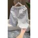 2025 Summer Thin Breathable Simple Shorts Men's Fashion Trend Mid Length Pants Youth All Match Casual Shorts_viptrois.com