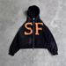 Men's Clothing Unisex Embroidered Hooded Zip-Up Sweatshirt - Oversized Streetwear Jacket Fashion Trends_viptrois.com