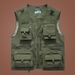 Men's Clothing Multi-Pocket Tactical Vest For Outdoor Activities, Photography, Fishing & Work - Lightweight, Breathable, Durable Nylon Blend_viptrois.com