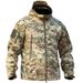 Tactical Softshell Jacket For Outdoor Enthusiasts Water-Resistant Warm Fleece Lined Military Combat Hoodie Shark Skin Texture Camouflage Design_viptrois.com