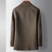Men's Clothing autumn and winter handmade wool single western middle aged and young people solid color business double sided suit jacket_viptrois.com