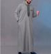 Men's Clothing Robe Long Sleeve Embroidery Hooded Zipper Islamic Loose Casual Men's Robe_viptrois.com