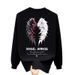 American Fashion Brand Pure Cotton Printed Men's Long Sleeved For Spring And Autumn New Style Hoodie Casual Round Neck_viptrois.com