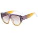 Men's Sunglasses Fashion Sunglasses For Men And Women Retro Photo Taking Large Square Frame Anti Ultraviolet Glasses Handsome Thick Legged Sunglasses_viptrois.com