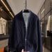 Autumn Winter Versatile High-End Men's New Sweater Korean Style Slim Fit Trendy Top Youth Knitted Jacket_viptrois.com