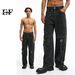 EF JEANS | 2023 European And American Street Multi-pocket Splicing Design Wide-leg Tooling Denim Trousers Straight Versatile_viptrois.com