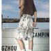 Retro Tie Dye Fashion High Street Men's And Women's Casual Shorts Summer Loose Breathable Sports Versatile Five Point Pants_viptrois.com