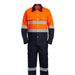 Men's Clothing Fluorescent Orange Pure Cotton Reflective Work Clothes Shirt Lapel Breathable Mesh Labor Protection Clothes_viptrois.com