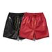 Men's Clothing solid color shorts men's retro casual sports shorts high street loose drawstring shorts_viptrois.com