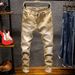 Men's Clothing Men's Stretch Comfort Fit Jeans - Classic Relaxed Straight Leg Casual Trousers In Multiple Colors_viptrois.com