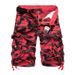 Men's Clothing Casual Camouflage Multi Color Work Shorts Large Size Multi Pocket Five Point Pants_viptrois.com