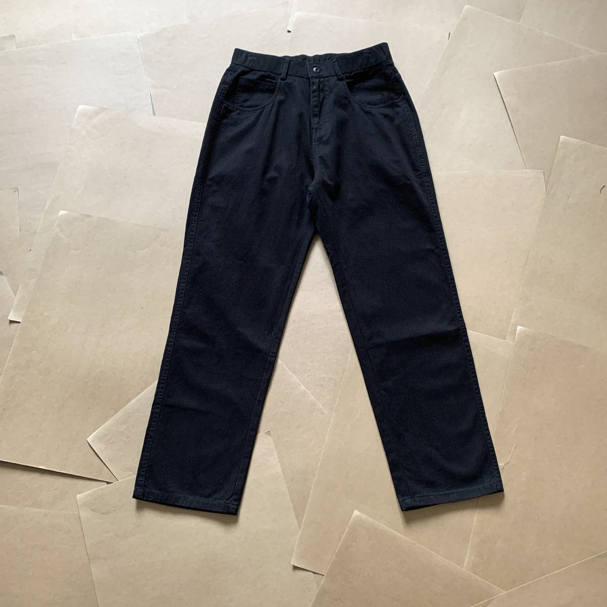 Men's Clothing Washed Distressed Brushed Straight Casual Trousers All Match Style High End Solid Color High Street Slim_viptrois.com