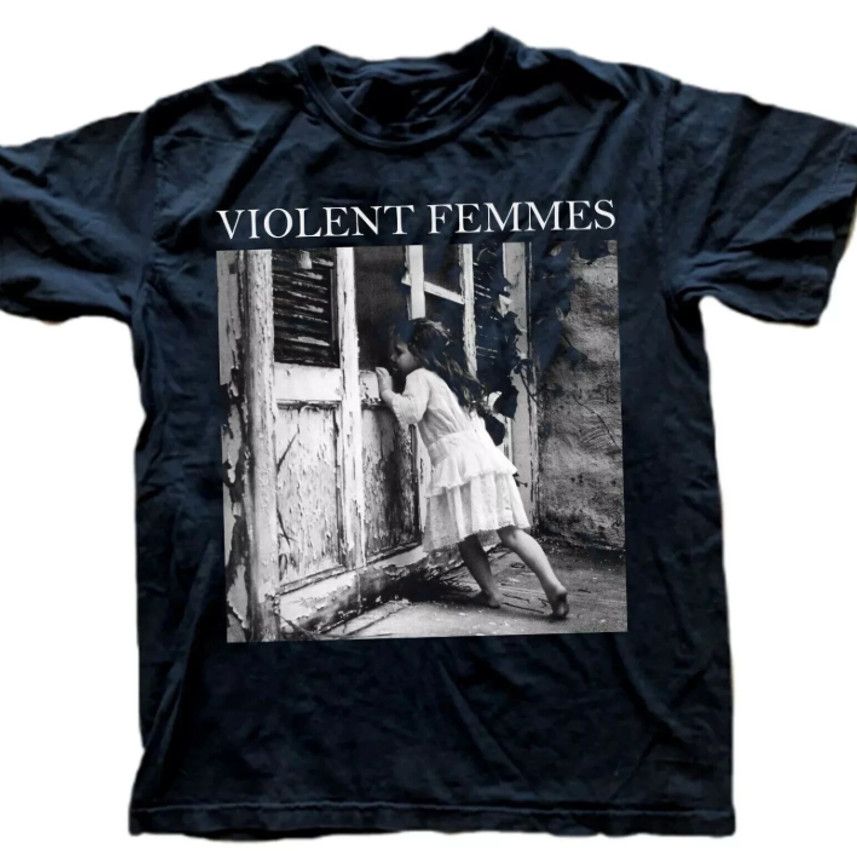 90s Violent Femmes Band Rare 100% Cotton T-shirt Mens Tees Top_viptrois.com