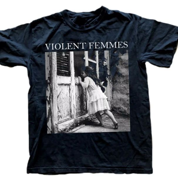 90s Violent Femmes Band Rare 100% Cotton T-shirt Mens Tees Top_viptrois.com