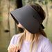 Women's Wide Brim Sun Hat With Cooling Fabric - Foldable & UPF50+ For Outdoor & Travel_viptrois.com
