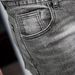 Men's Stretch Slim Fit Denim Jeans - Classic Solid Color Casual Pants For Everyday Wear (Black, Dark Blue, Charcoal)_viptrois.com