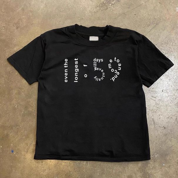 100% Pure Cotton Summer New Item, One Minute Short Sleeved T-shirt With Digital Printing For Couples, Trendy Brand Top_viptrois.com