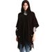 Unisex Cape Spring and winter plus-size knit button-hooded cape cape_viptrois.com