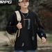 Men's Spring And Autumn Sweater Trendy Handsome Long-sleeved New Round Neck Loose Men's Clothing Autumn Outer Top Base_viptrois.com