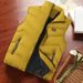 Men’s Quilted Puffer Vest – Slim-Fit Winter Layering Essential (Black, Yellow, Red, Grey, Blue)_viptrois.com