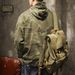 Camouflage Autumn Winter Workwear Hooded Coat Sweatshirt Retro American Style Casual Loose Half-Zip Functional Jacket_viptrois.com