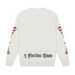 Trendy Brand Skull Print Heavy Cotton Unisex High Street Crew Neck Long Sleeve Sweatshirt_viptrois.com