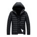 Rib Clothes, Cotton-padded Clothes, Men's Removable Hats, Slim-fitting Piled Thickened Tops, Jackets._viptrois.com