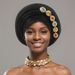 New Exaggerated Gold Stamped Shutters, Multi Layered Sponge Stacking, Colorful Side Accessories, African Turban Hat Bag_viptrois.com