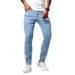 Men's Ripped Stretchy Slim Fit Jeans Style Long Pants Trendy Summer Style Version Skinny Jeans_viptrois.com